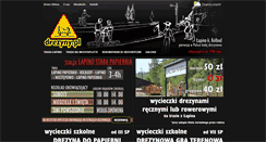 Desktop Screenshot of drezyny.pl